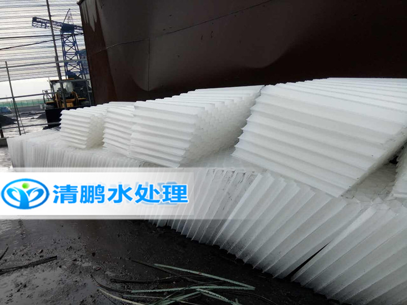 山西吕梁洗煤厂更换蜂窝斜管工程案例 山西吕梁洗煤厂更换蜂窝斜管工程案例